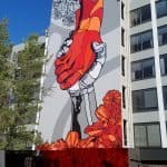 The Helping Hand mural in Portland, Oregon