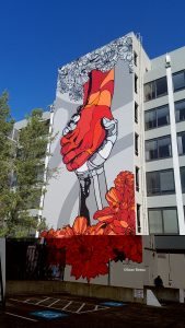 The Helping Hand mural in Portland, Oregon