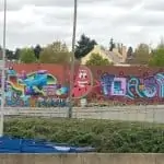 2019 Mural behind NE Sandy Blvd. along north side of I-84. Like jelly beans for the eyes! Enjoy the show. Thank your artists for keeping Portland colorful:@klutcho @dominatah @rupeezy @opasit @theearwig22