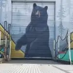 grizzly bear mural at sunshine dairy portland